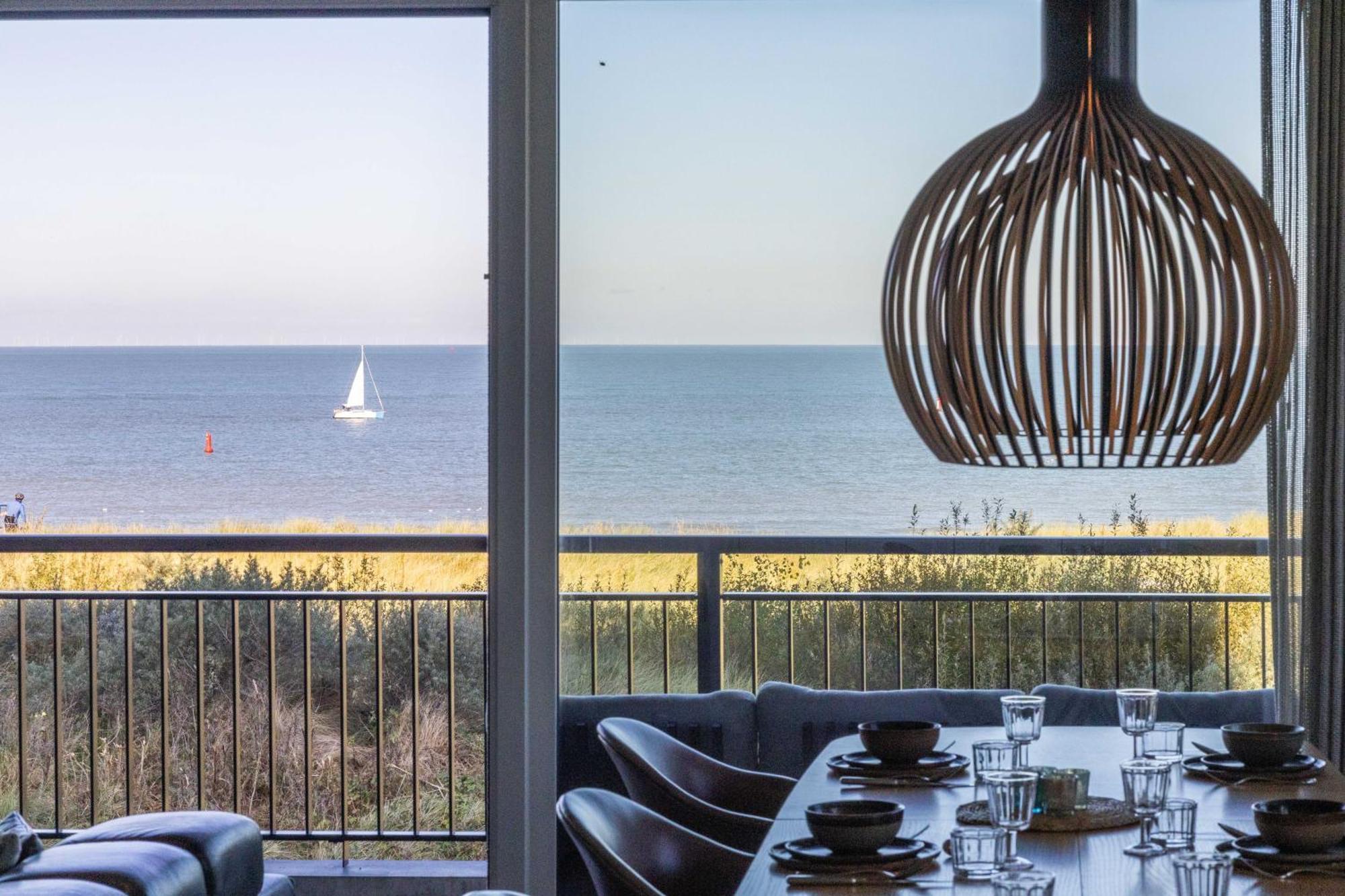 The Bay Luxurious Full Sea View Apartment Cadzand Exterior foto
